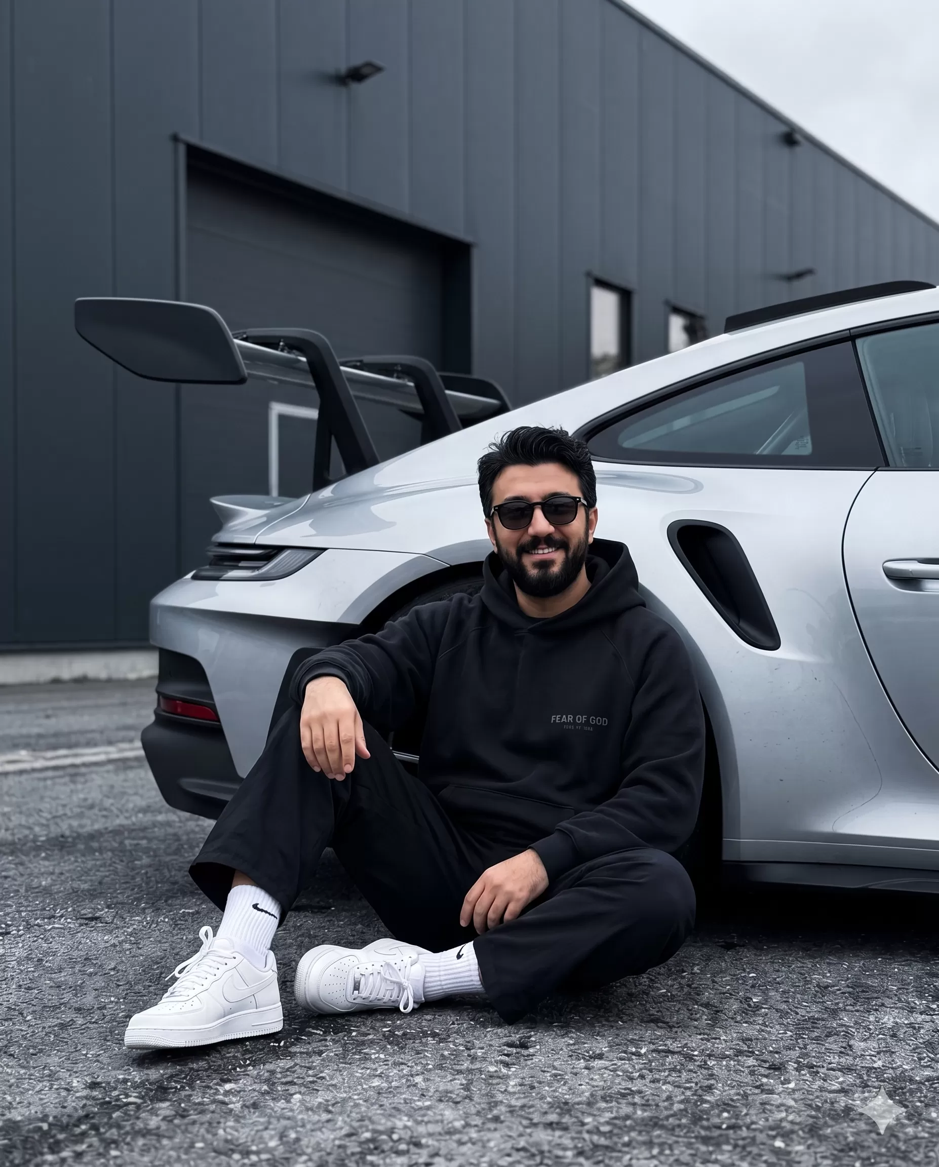 Porsche GT3 and Fear of God Street Style AI Guide