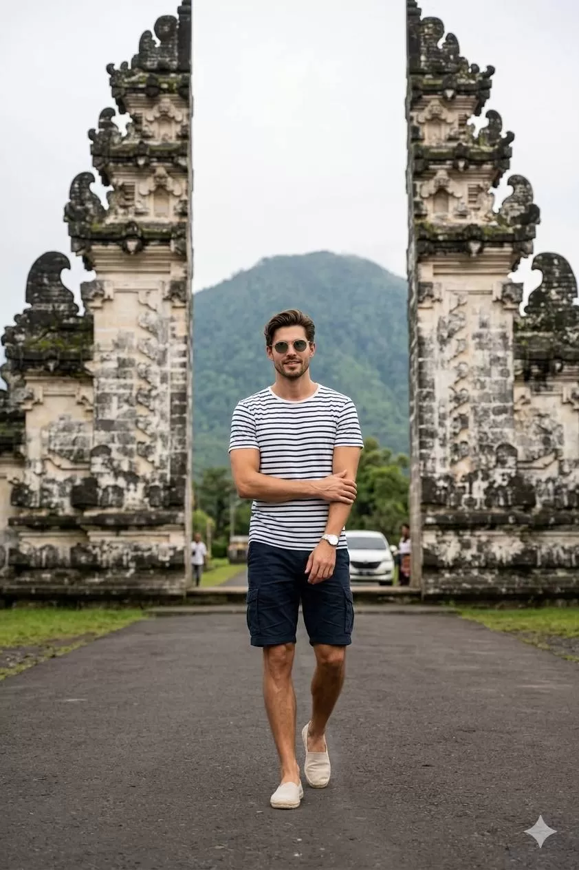 Bali Temple Gate Portrait