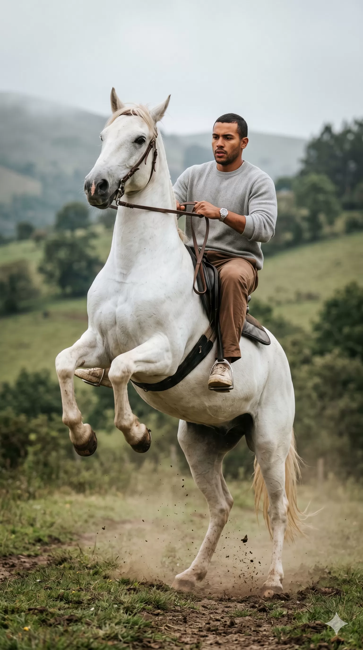 How to Generate Dynamic Rearing Horse AI Portraits