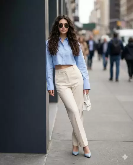 High Waisted Sokak Stil