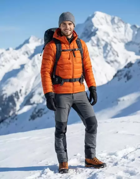 Kış Trekker Alps